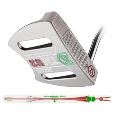 BURKE Series 槌型高爾夫推桿 銀色 86.36公分(34) TM53 + 推桿輔助器套組, R, 3度