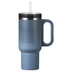 sillymann Well Tumbler Pro 大容量隨行杯 WTK9415, 1個, 深海軍藍, 1020ml