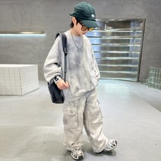 미소파파 쿠엔키 빈티지워싱 상하의 세트