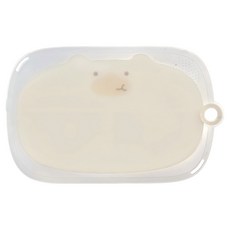 Couselect 防霉抗菌切菜板 卡通砧板 廚房耐用易清洗 大號, 1個, 透明白