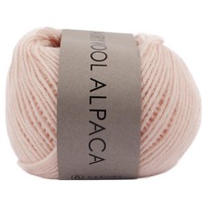 DARUMA 橫田株式會社 Airy Wool羊駝毛針織線 30g, 1個, 16 淡粉色