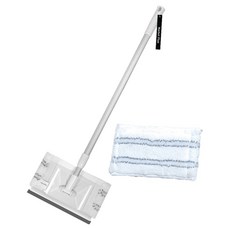 Market Plan 2合1可折疊伸縮玻璃刮刀濕拖布墊組, 1套, 灰色(玻璃刮刀)