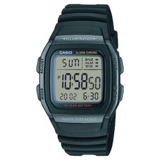 CASIO 卡西歐 軍隊入伍禮物自動日曆數位手錶 W-96H 1A