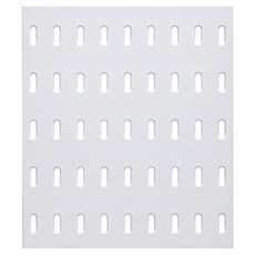 BDRP 타원형 구멍 벽걸이 타공판 B069 작은 세로판 28 x 18 cm, 화이트, 1개