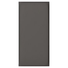 Misoroun 微笑牆面軟墊 壁墊 20 x 50 cm, 1個, 深灰色