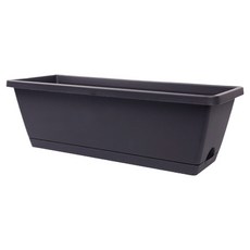 사인포스트 배란다 옥상 텃밭 플랜트 화분, 다크그레이, 1개