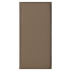 Misoroun 防撞牆墊 牆壁軟墊 25 x 50 cm, 1個, 棕色