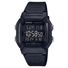 CASIO 卡西歐 男款可刻字應援訊息軍人電子手錶 W-800H-1B