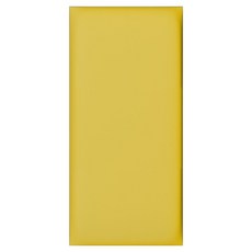 微笑的牆壁靠墊壁墊 20*50cm, 1個, 檸檬黃