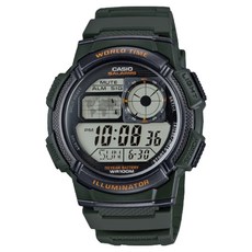 CASIO 卡西歐 男款軍規世界時間電子手錶