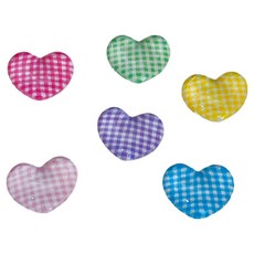 生活智慧 冰箱玄關門室內裝飾磁鐵 愛心 6入, 隨機出貨