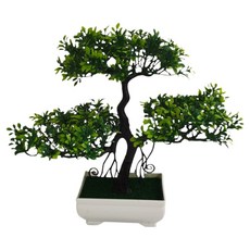 Soulrich 療癒迷你松樹人造盆栽套組, 1套, 款式3