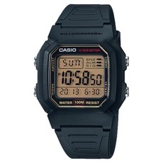 CASIO 卡西歐 軍人入伍刻字加油訊息電子手錶 W-800HG-9A