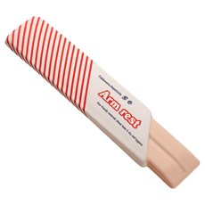 Daon 柔軟記憶泡棉舒適護腕墊 鍵盤托 拉麵 400 x 80 x 18 mm, 1個, 混色