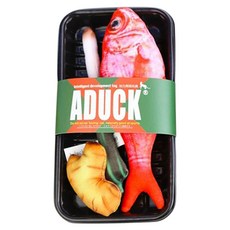 Aduck 猫薄荷海鮮魚壽司 新紅衫魚套裝, 顏色隨機, 1組