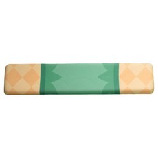 Daon 堅固護腕墊 鍵盤託 鳳梨 M 360 x 80 x 18 mm, 1個, 混合色