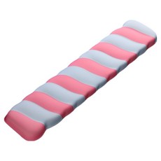 Daon 堅固耐用 護腕墊 鍵盤託 360 x 80 x 18 mm, 1個, 粉紅色