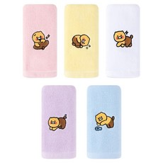 春植 Ordinary 毛巾 150g 32支棉紗 5件組, 1套, 混合色