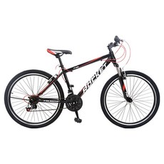 닥터바이크 F-26S ROCKET MTB 스틸 림 브레이크 14kg 방문설치, 블랙레드, 170cm, 1개