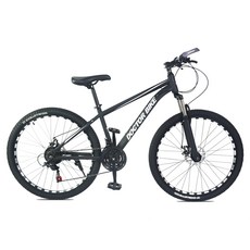닥터바이크 F-26S ROCKET MTB 스틸 디스크 브레이크 14kg 방문설치, 멧블랙, 1개, 170cm