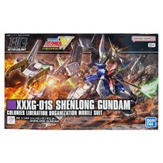 BANDAI 1/144 HGAC 242 新機動戰記鋼彈W 五飛 神龍鋼彈模型 5063364, 1個