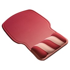 Daon 堅固耐用護腕滑鼠墊 260 x 180 x 18 mm, 紅色, 1個