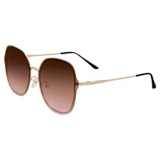 ALEGANT 輕時尚透視金屬鏡框UV400太陽眼鏡