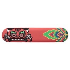 Daon 堅固耐用護腕墊 鍵盤託 紅色老虎 M 360 x 80 x 18 mm, 1個, 混合色