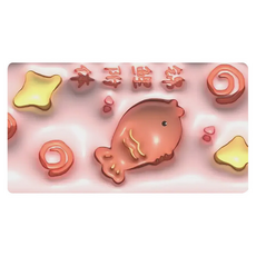 다온 매끄러운 장패드 Type 2 600 x 300 x 3 mm, 혼합색상, 1개