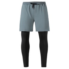 Elsso 男士 Homme 九分內搭褲短褲長褲一體式