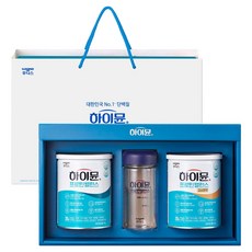 하이뮨 프로틴 밸런스 캔 오리지널 304g + 고소한맛 304g + 보틀 혼합 선물세트 + 쇼핑백, 1세트