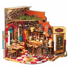 Rolife Robotime立體拼圖餐廳Cheers吧台 3D立體拼圖 DG173, 1個, 312件, 混合色