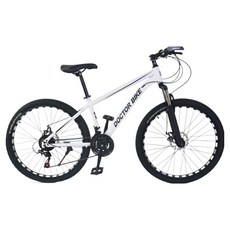 닥터바이크 F-27 ROCKET MTB 스틸 디스크 브레이크 16kg 방문설치, 멧화이트, 170cm, 1개