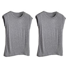 Well Life 悅生活 MICOACH 萊賽爾天絲透氣羊毛小飛袖顯瘦T恤 2件