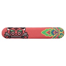 Daon 堅固耐用護腕墊 鍵盤託 紅色老虎 L 440 x 80 x 18 mm, 1個, 混合色