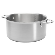 de Buyer 畢耶 Alchimy系列 3層複合不鏽鋼雙耳湯鍋, 1個, 16cm, 銀色