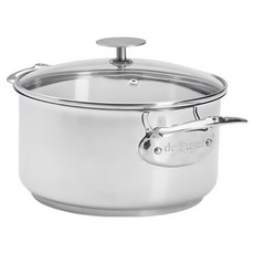 de Buyer 畢耶 畢耶夫人系列 雙耳不鏽鋼燉鍋 附鍋蓋, 1個, 20cm, 不銹鋼