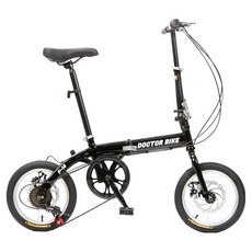 닥터바이크 F-14 접이식 스틸 디스크 브레이크 11.5kg 신장 135~180cm 방문설치, 블랙, 94cm, 1개