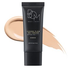 비오엠 커버 플렉스 비비 크림 SPF50+ PA++++, 03 베이지, 40g, 1개