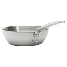 de Buyer 畢耶 Alchimy系列 3層專業不鏽鋼單柄萬用鍋, 1個, 24cm, 銀色