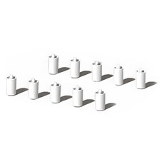 Diclepet 寵物自動餵食器可調式增高腳架 5公分, 白色, 10個