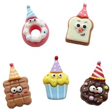 벤프 Home 쿠키 냉장고 자석 5종 세트, 혼합색상