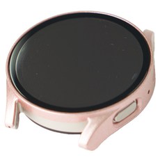 w9999 Galaxy Watch 7 相容 鋼化玻璃 全覆蓋保護殼, 玫瑰金, 1個