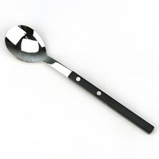 보겐 루시에르 커트러리 숟가락, 실버 + 블랙, 1개, 단품