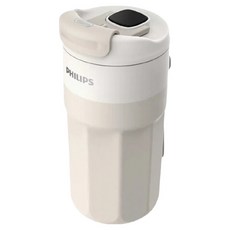 PHILIPS 飛利浦 溫度顯示智能保溫杯, 1個, 米白色, 420ml
