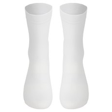 사일런스 프리미엄 삭스 자전거양말, 화이트, 1세트