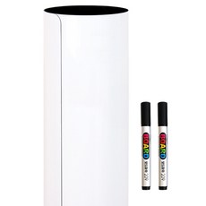 두문 리무버블 점착식 유리에 착 붙이는 자석화이트보드 + 마커 2p 세트