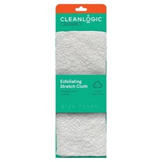 CLEANLOGIC 去角質護理彈性搓澡巾, 1個, 1個裝, 白色