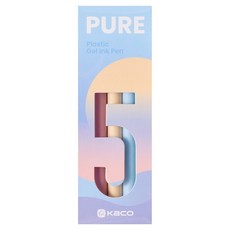 KaCO Pure日出凝膠筆 5種組 0.5mm, 1套, 混色