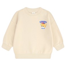 MilkBaby 可愛小熊刷毛大學T